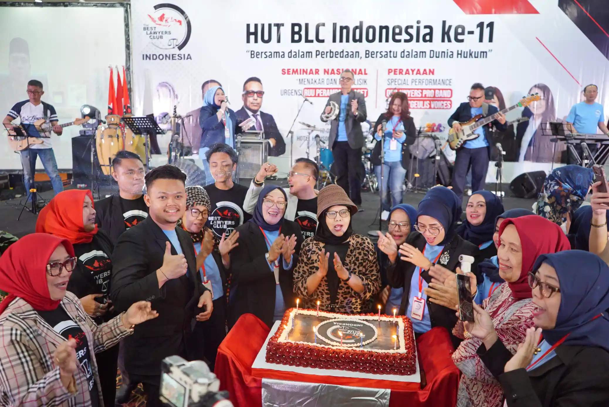Seminar Nasional HUT ke-11 BLC Best Lawyer Club Indonesia