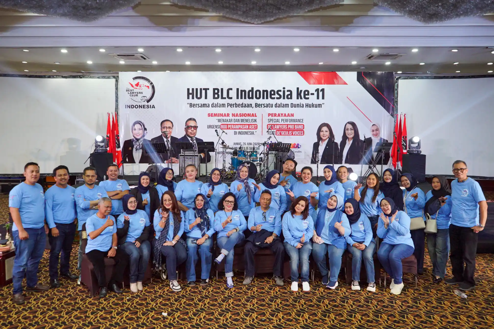 Dokumentasi HUT ke-11 BLC Best Lawyer Club Indonesia di Hotel Horison Bandung